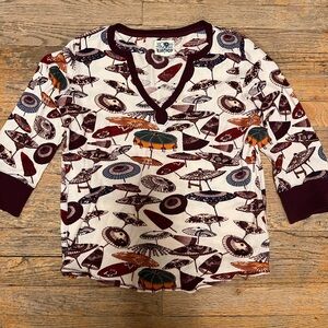 Lucky Brand Multicolor Patterned Top